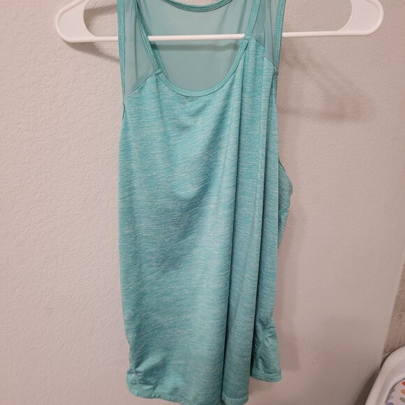 Womens Teal Tank Top - Picture 1 of 2